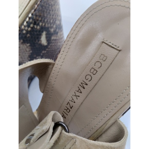 BCBGMaxazria Faux snakeskin 5.5" wedge heel size 39.5 EU, 8.5 US - Picture 5 of 7